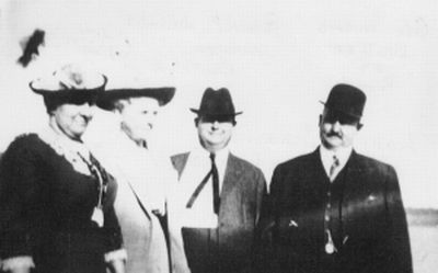 george, frank and wives