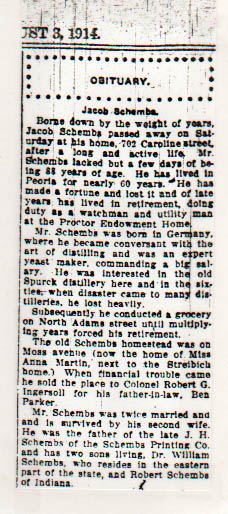 jacob's obit