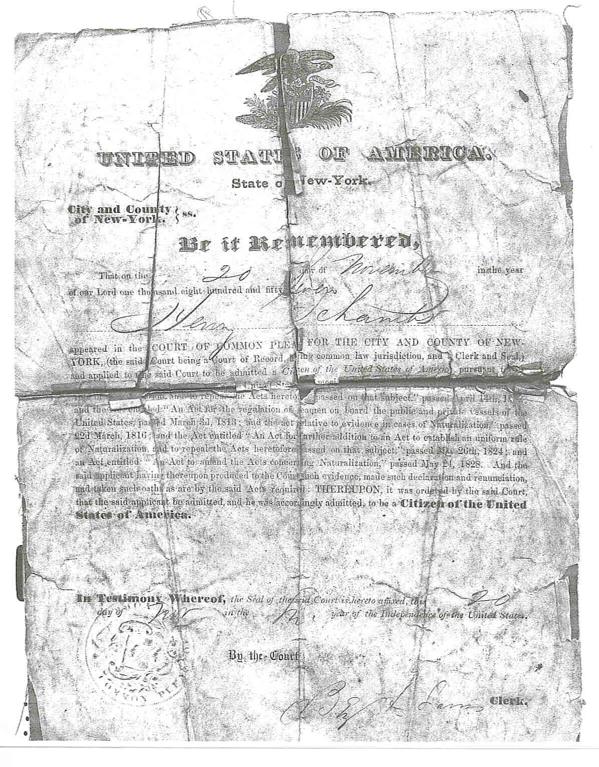 naturalization