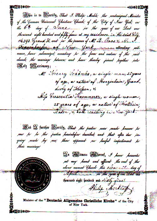 henry marriage