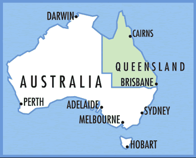 QLD map