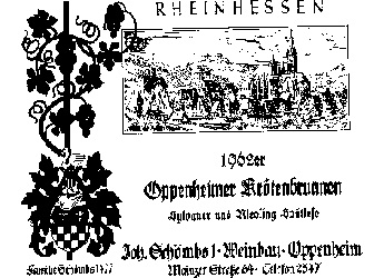 oppenheimer wein label