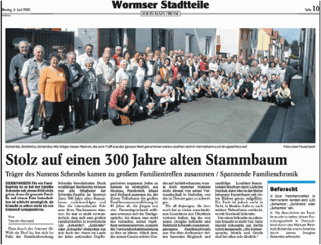 2005 treffen foto