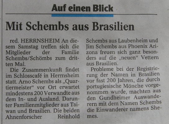schembs aus brasilien