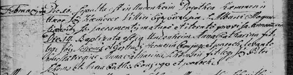 geburtstag anna catharina 1772