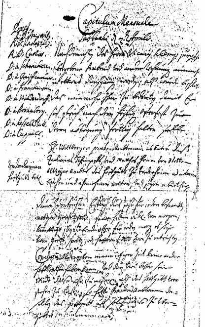 Protokollbuch 1691 St. Alban