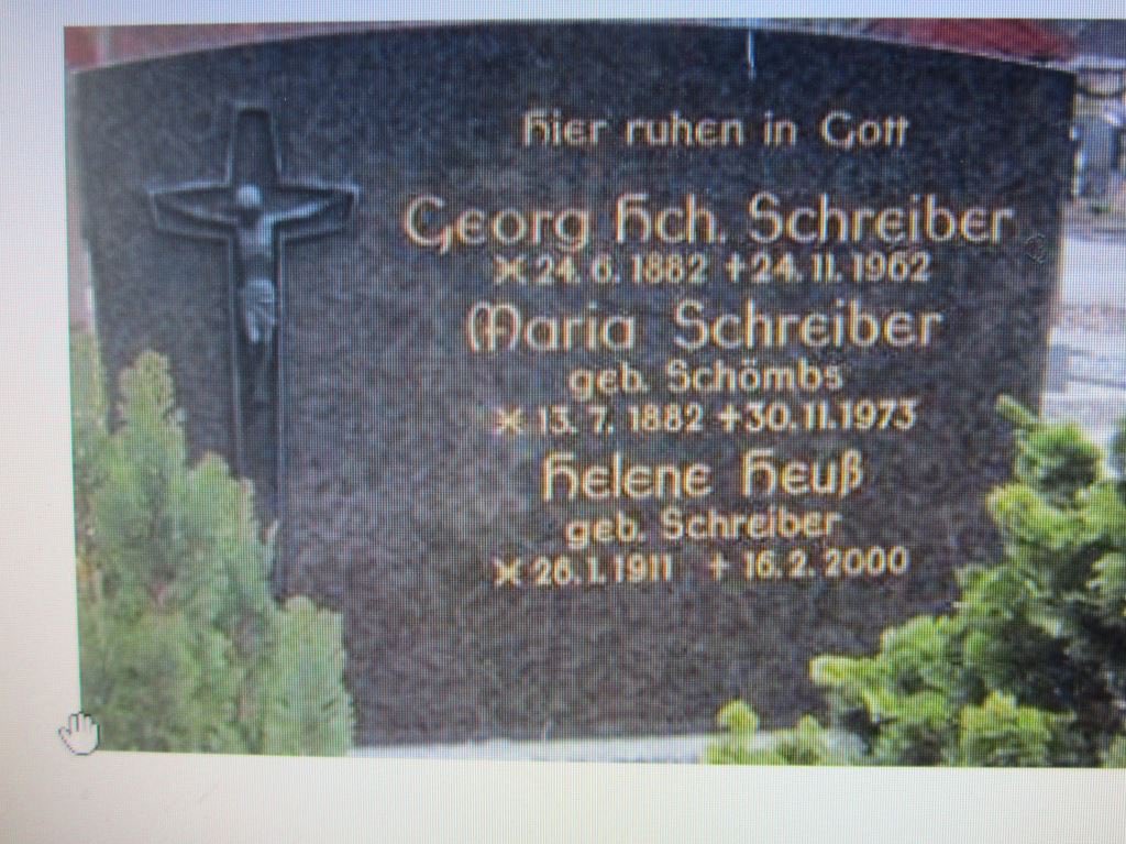 grab von Maria Schoembs 1882