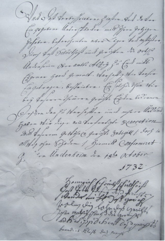 1732 document