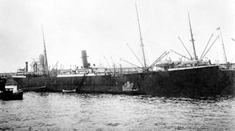 Dampfschiff Albano