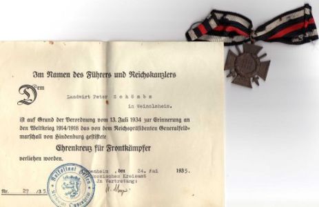 wwi award